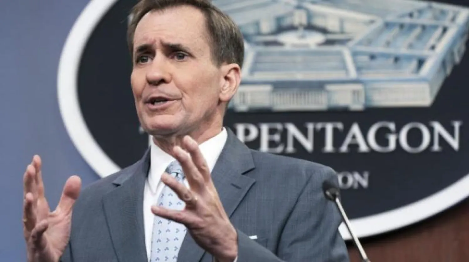 منسق الاتصالات في مجلس الأمن القومي الأميركي جون كيربي (أ.ب)