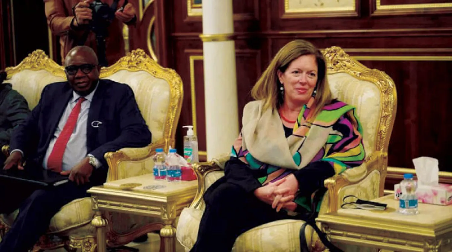 ويليامز رفقة القائم بأعمال رئيس البعثة الأممية ريزدون زنينغا (البعثة)