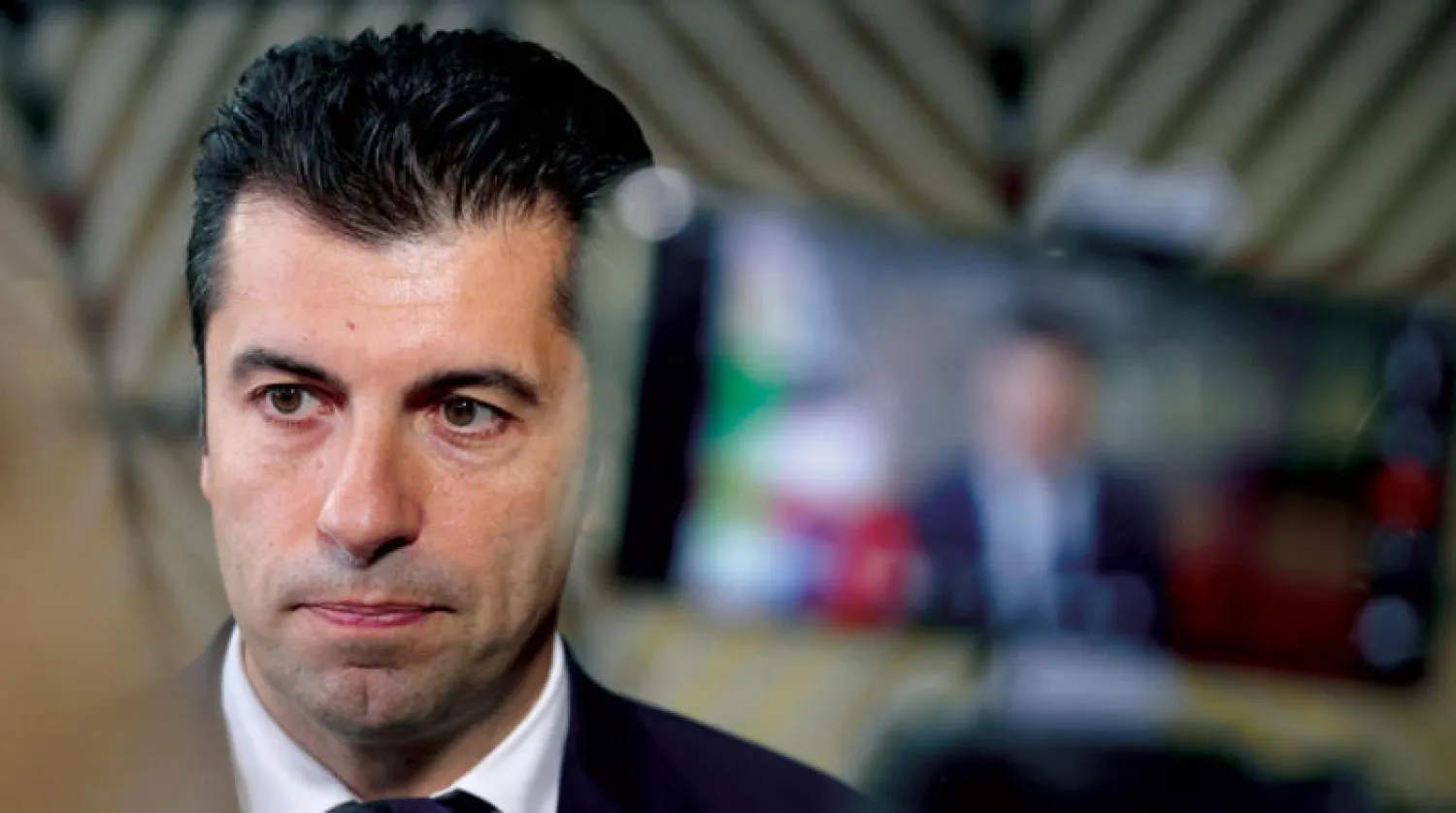 رئيس الوزراء البلغاري المنتهية مهامه كيريل بيتكوف (أ.ب)