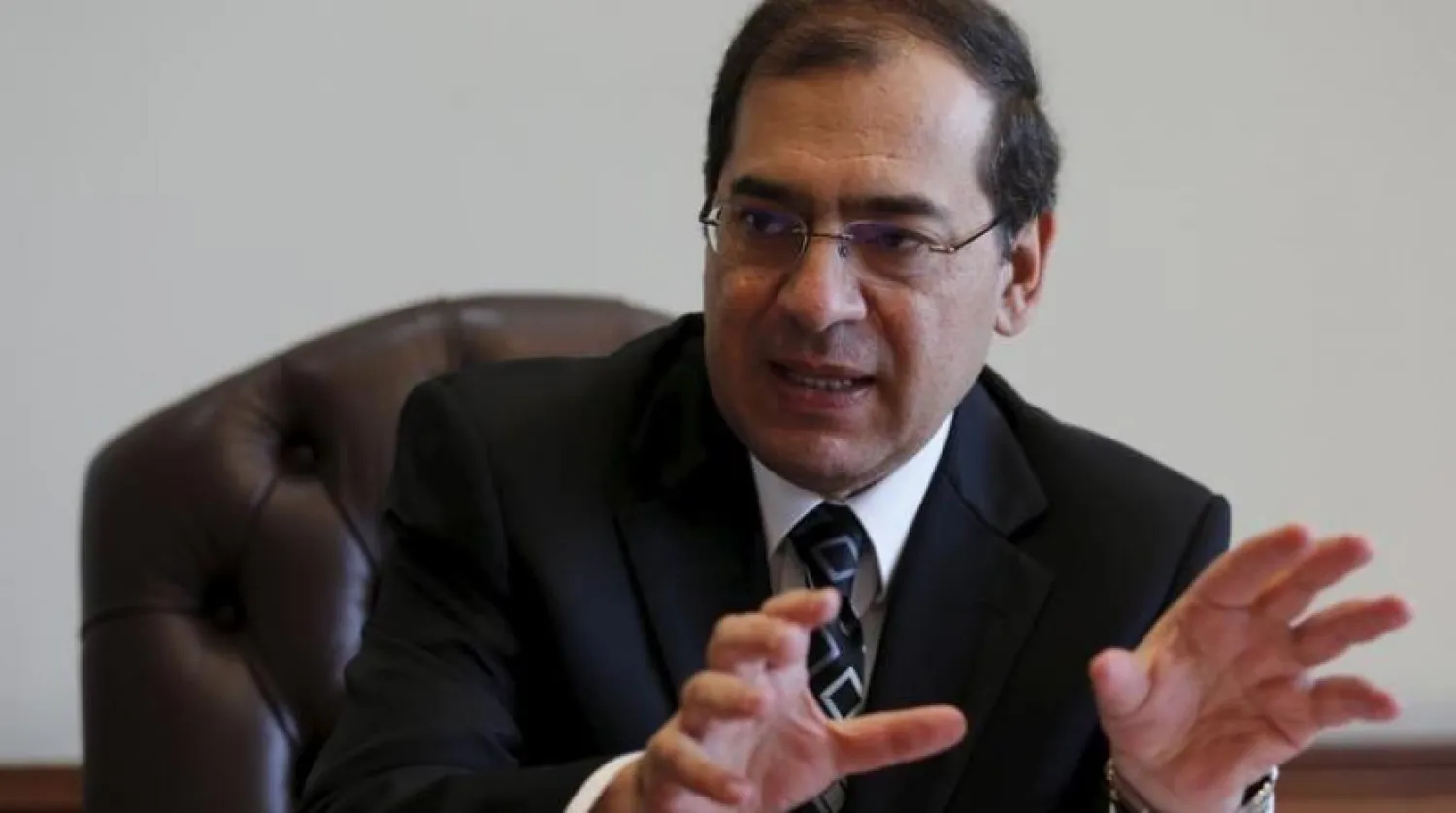 Tarek El Molla, Egypt's Minister of Petroleum and Mineral Resources speaks during an interview with Reuters at his office in Cairo, Egypt, October 29, 2015. (Reuters)