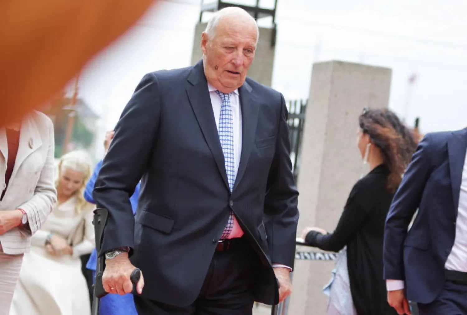 ملك النرويج هارالد (إ.ب.أ)