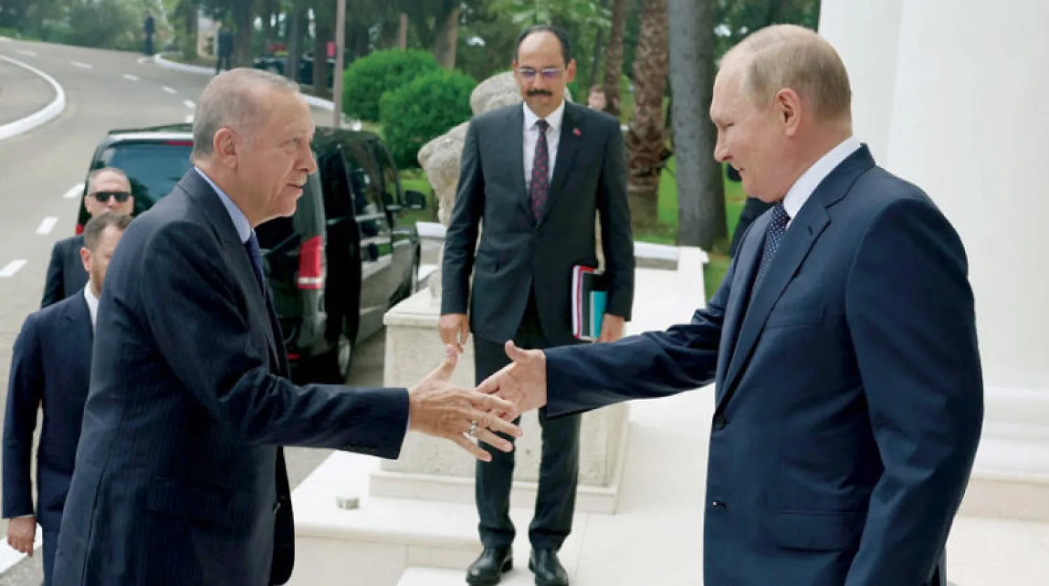 أشاد بوتين بأداء القيادة التركية في الحرص على استقرار إمدادات الغاز الطبيعي عبر الأراضي التركية (رويترز)