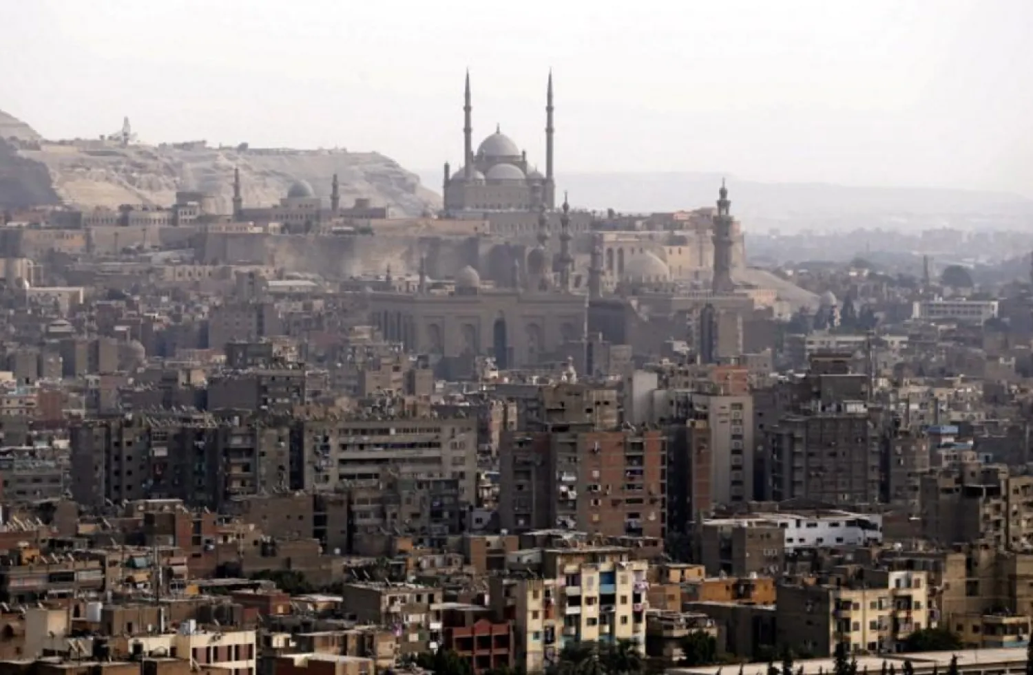 Cairo’s Saladin Citadel is seen surrounded by residential buildings in the center of the Egyptian capital, November 11, 2016. (Reuters)