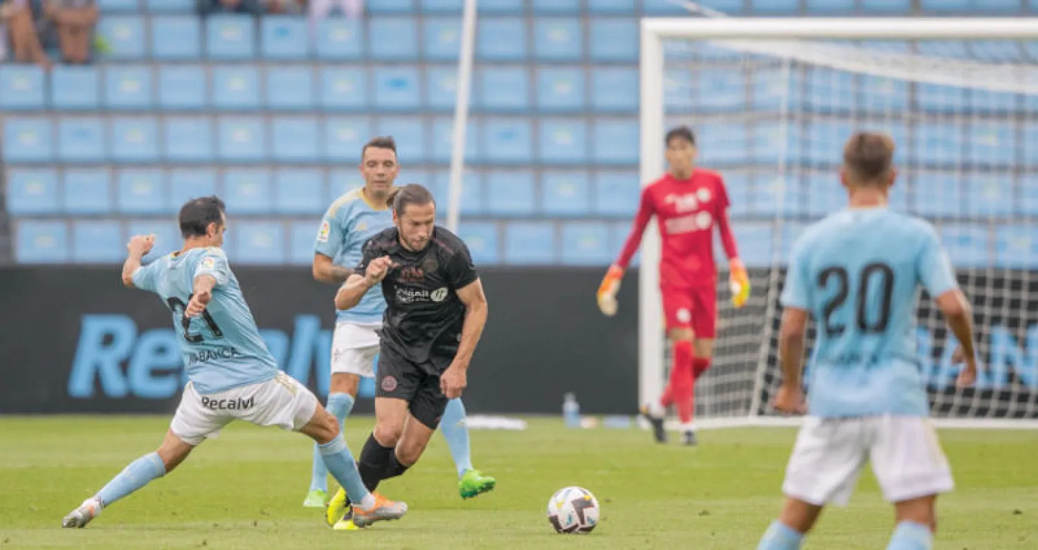 من مباراة الشباب أمام سيلتا فيغو على كأس كينوتشو التذكارية (الشرق الأوسط)