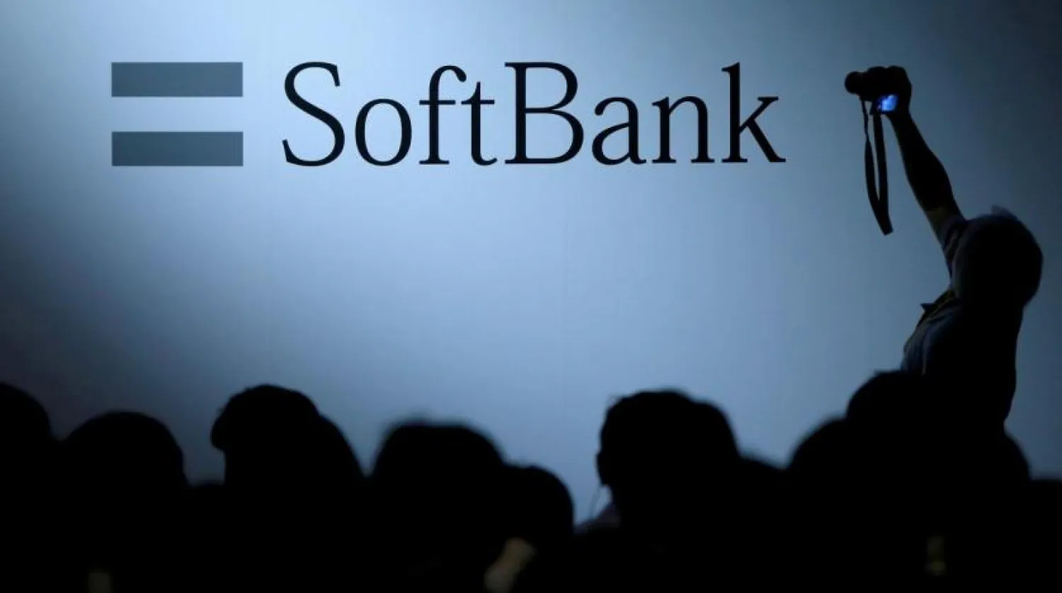 The logo of SoftBank Group Corp is displayed at SoftBank World 2017 conference in Tokyo, Japan, July 20, 2017. REUTERS/Issei Kato/File Photo
