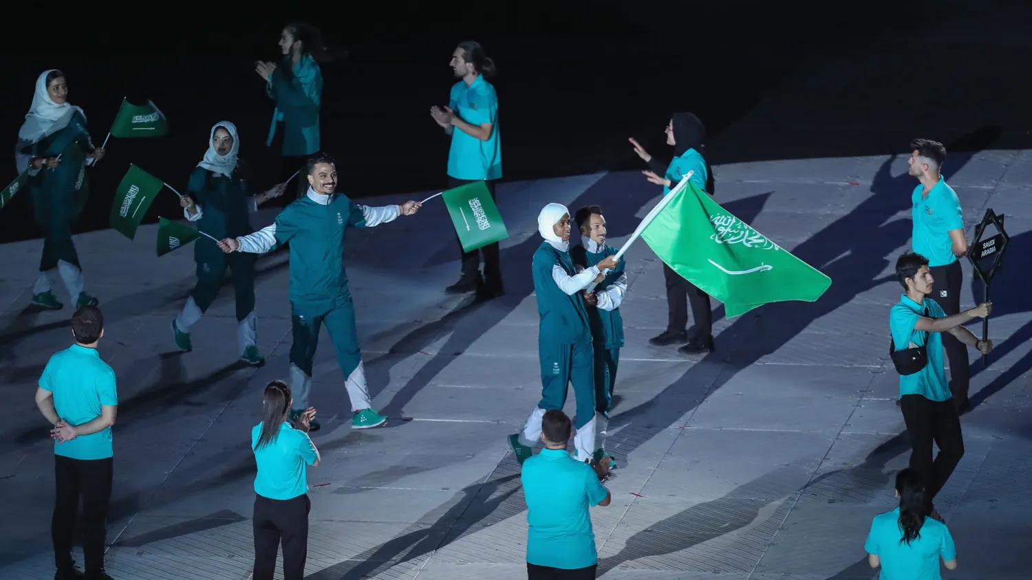 جانب من حفل افتتاح دورة ألعاب التضامن الإسلامي (الشرق الأوسط)