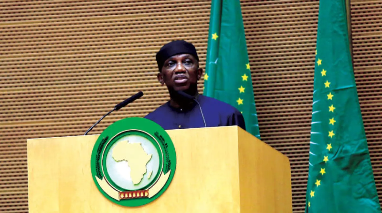 يتحدث أمام مجلس الأمن بالأمم المتحدة أول من أمس (غيتي)