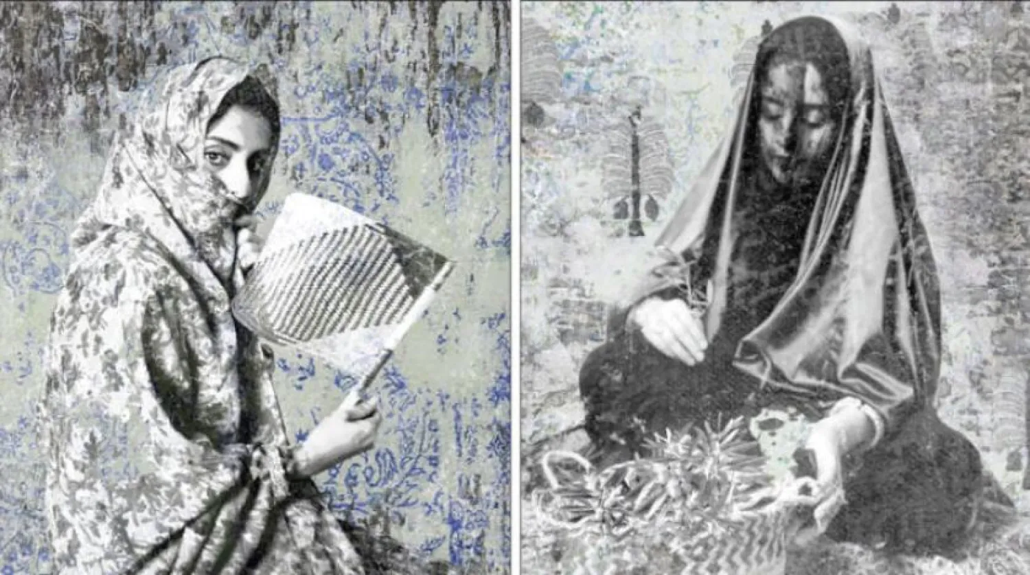 Works by Saudi artist Fatimah al-Nemer featured at the festival.