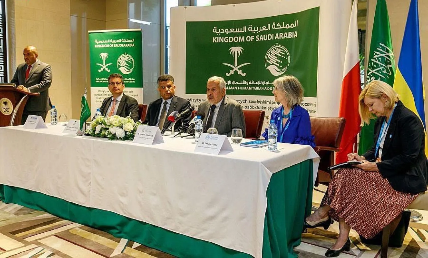 Saudi Arabia has offered medical and shelter aid for refugees from Ukraine worth USD10 million that targeted more than one million people. (SPA)