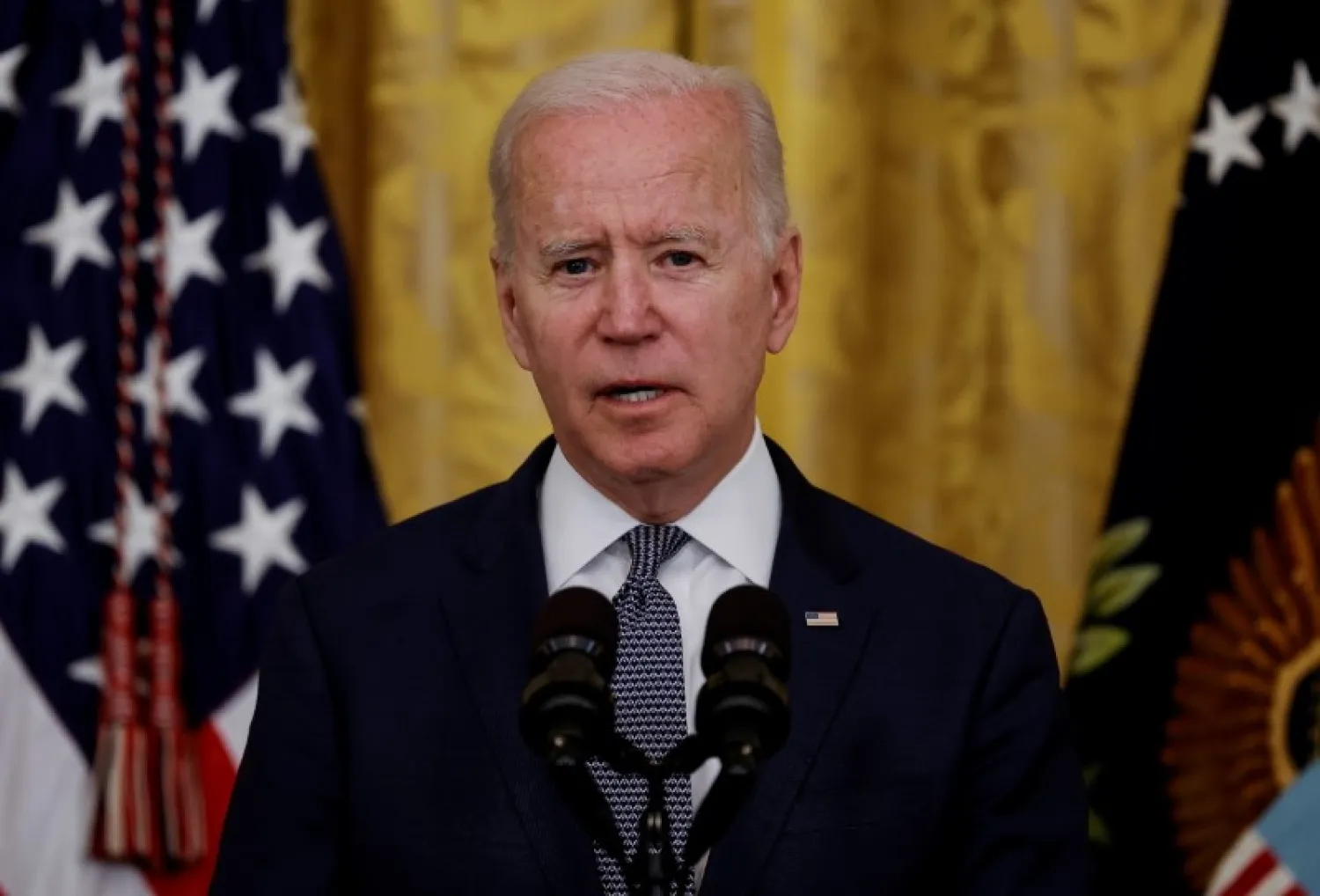 ABD Başkanı Joe Biden, Kuzey Kore’nin yasa dışı faaliyetleriyle mücadeleye yönelik hamlelerini sürdürüyor. (Reuters)