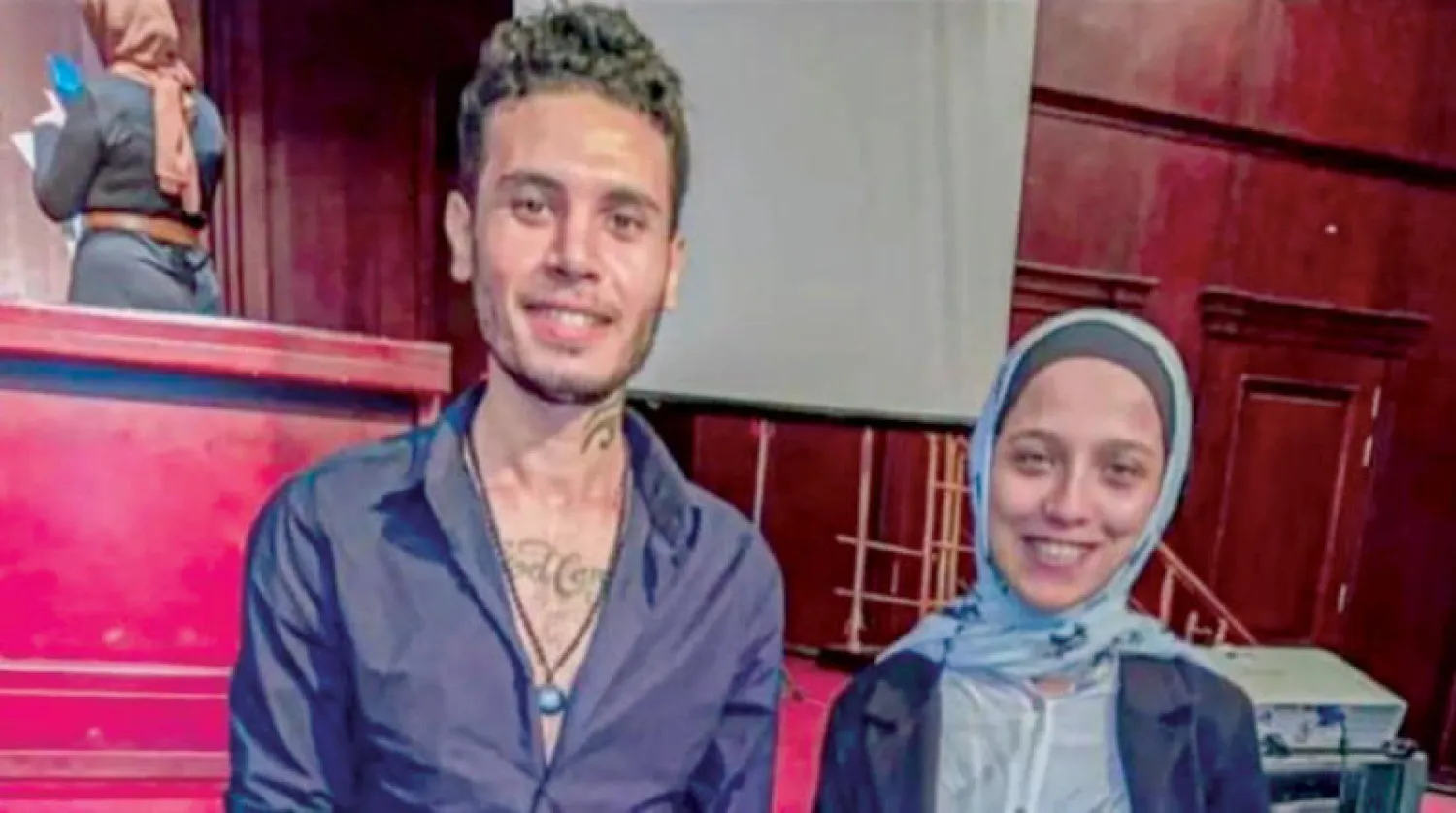 الطالبة سلمى بهجت والمتهم بقتلها إسلام محمد (مواقع التواصل)