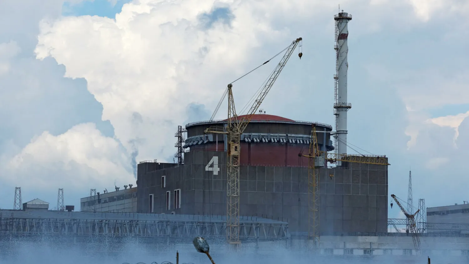 One of the six nuclear reactors at the Zaporhizhzhia plant in the Ukrainian city of Enerhodar, August 4, 2022. Alexander Ermochenko, Reuters
