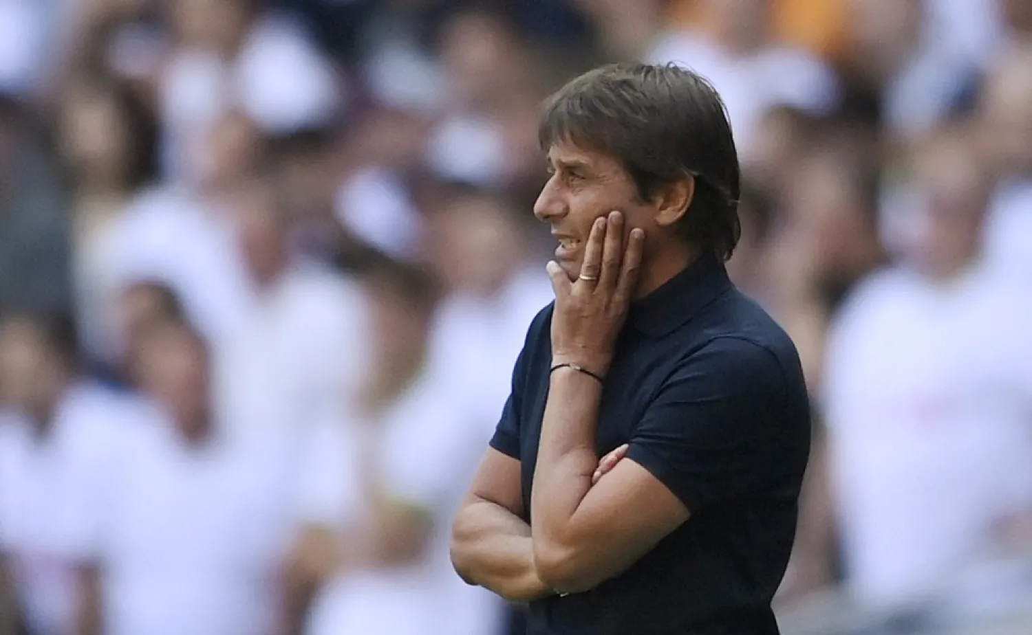 Football - Premier League - Tottenham Hotspur v Southampton - Tottenham Hotspur Stadium, London, Britain - August 6, 2022 Tottenham Hotspur manager Antonio Conte. (Reuters)