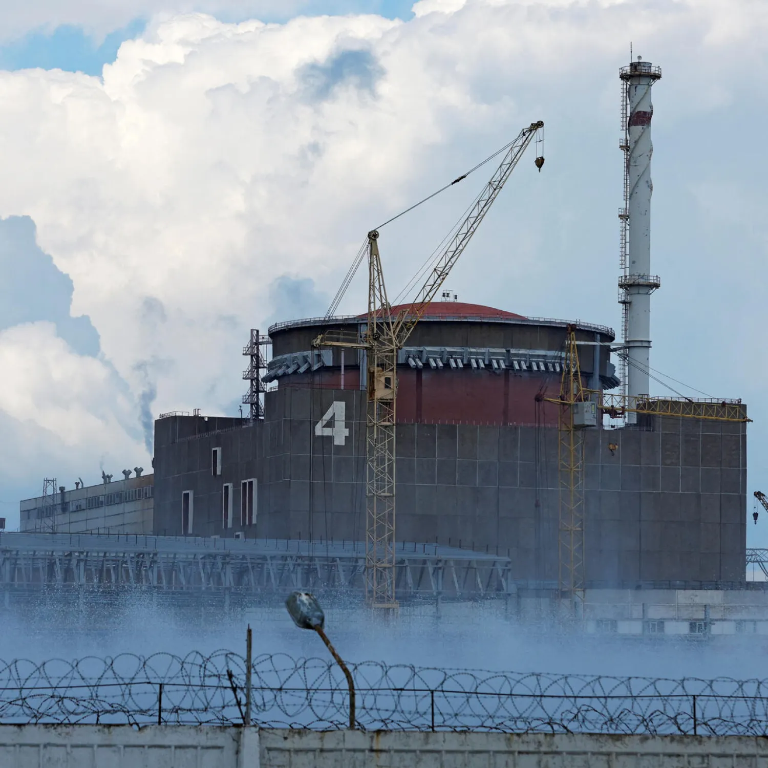 A view shows the Zaporizhzhia Nuclear Power Plant in the course of Ukraine-Russia conflict outside the Russian-controlled city of Enerhodar in the Zaporizhzhia region, Ukraine August 4, 2022. Alexander Ermochenko, Reuters
