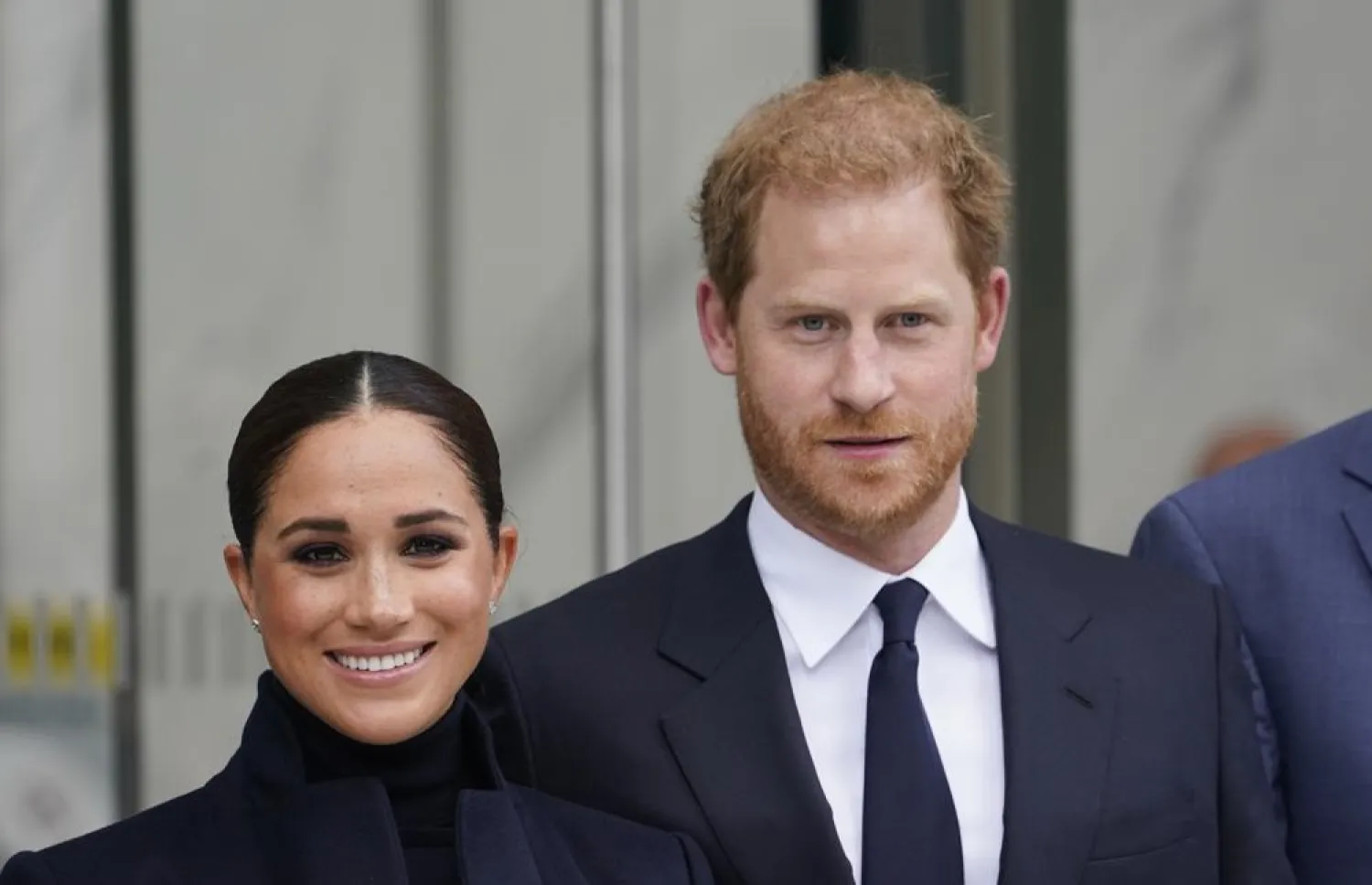 Prince Harry The Duke of Sussex and Meghan Markle The Duchess of Sussex visit the National September 11 Memorial & Museum in New York, Thursday, Sept. 23, 2021. (AP)