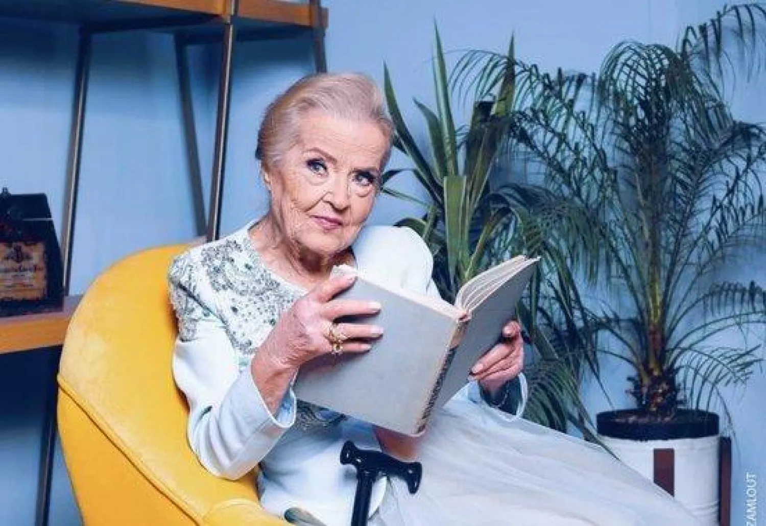 الممثلة السورية البارزة أنطوانيت نجيب (تويتر)