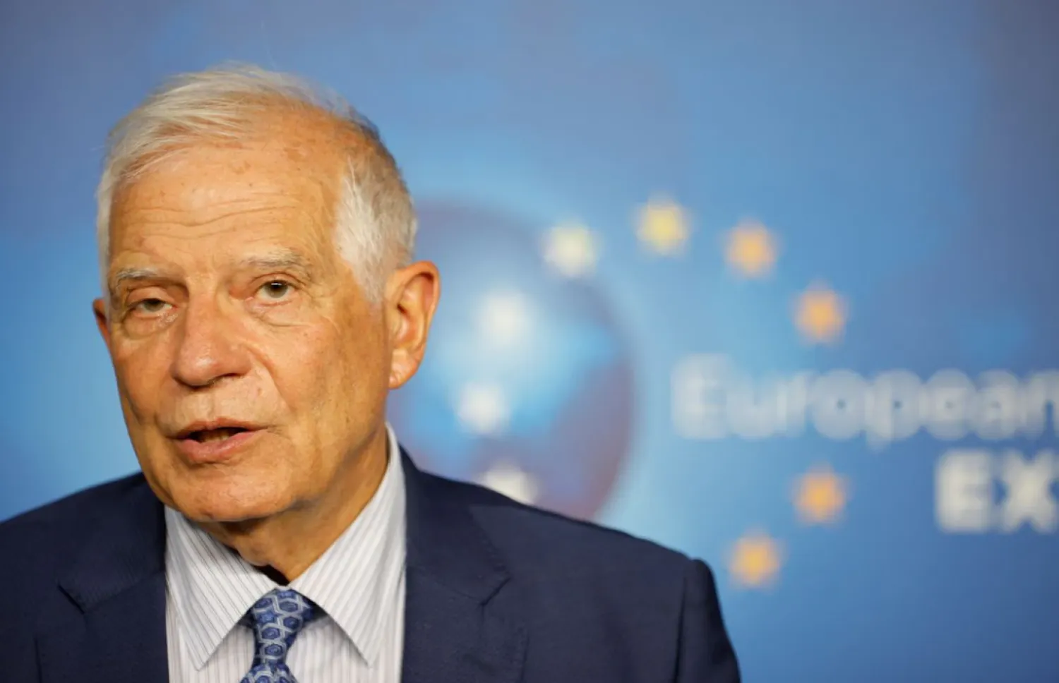European Union Foreign Policy Chief Josep Borrell speaks on the tensions between the neighboring Western Balkan nations in Brussels, Belgium, August 18, 2022. REUTERS/ Johanna Geron

