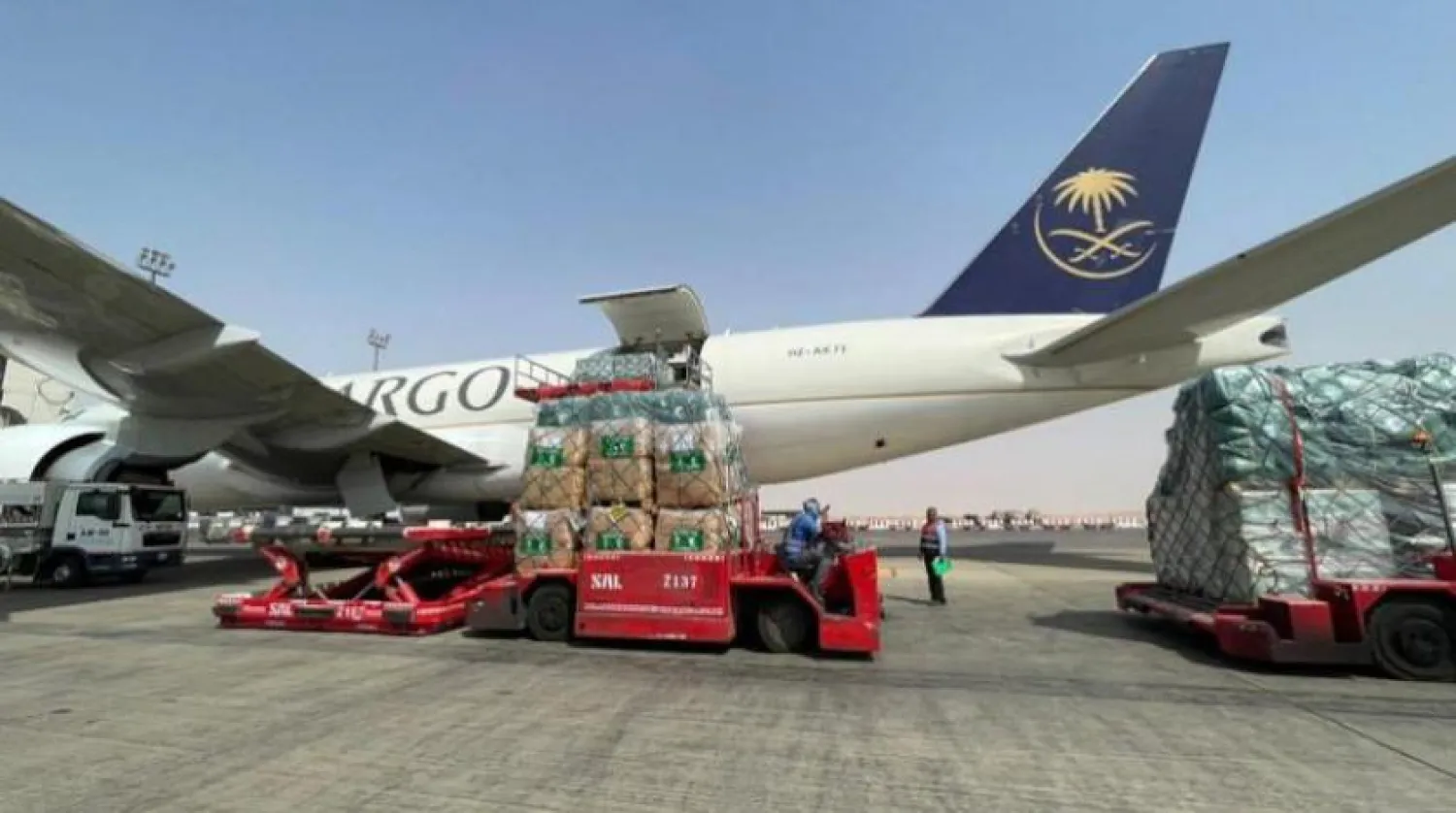 The Saudi Ambassador said the humanitarian aid comes to alleviate the suffering of those affected by the torrential rains and floods across Sudan. SPA