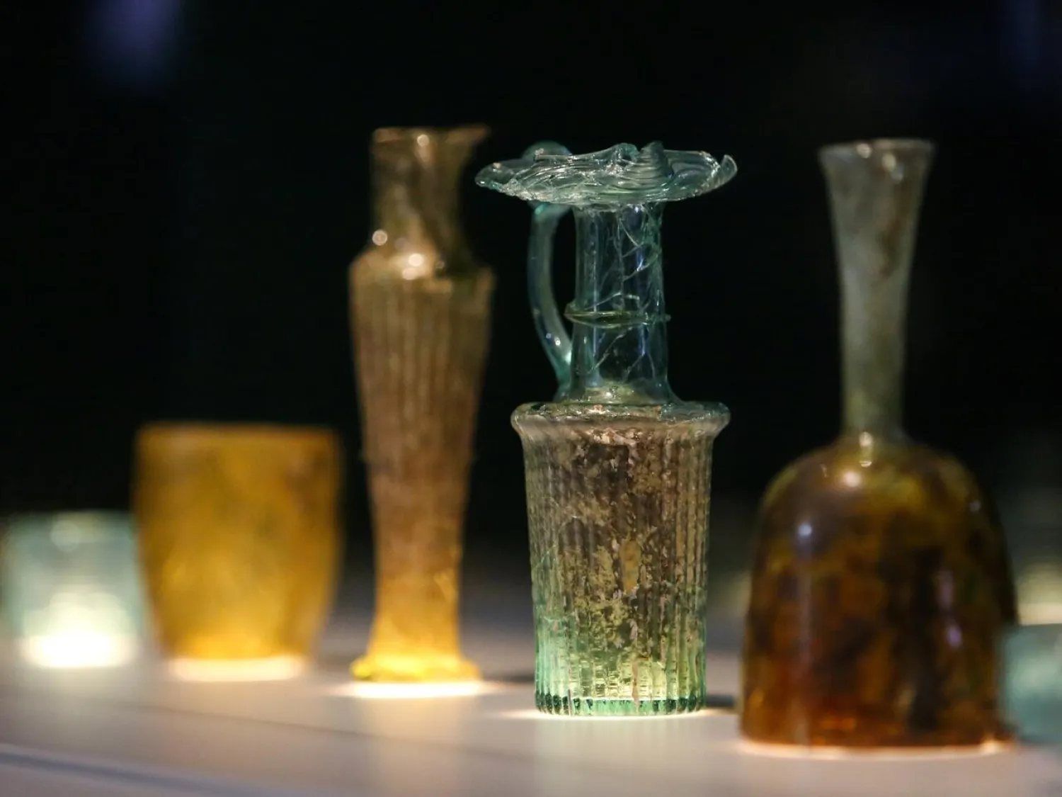 The comes vessels from the Roman, Byzantine and Islamic periods Susannah Ireland AFP
