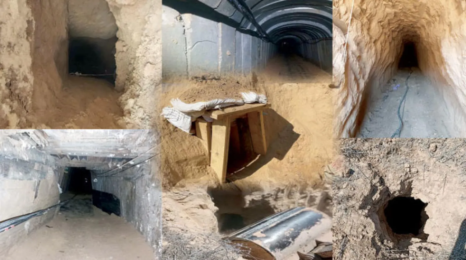 مجموعة أنفاق قال الجيش المصري إن قواته اكتشفتها (المتحدث العسكري المصري)