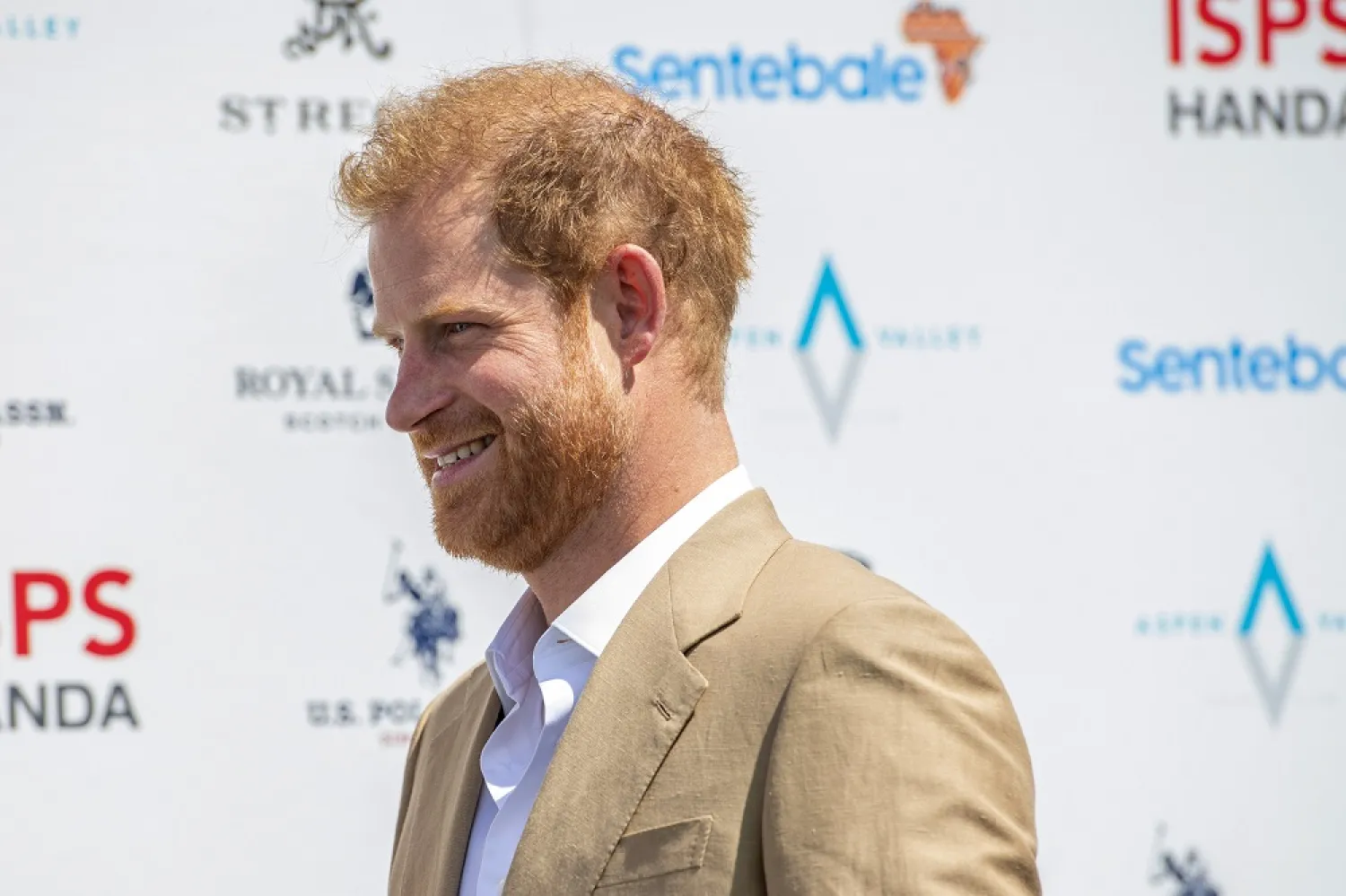 Prince Harry, The Duke of Sussex, co-founding patron of Sentebale, a charity formed in response to the needs of children and young people in Lesotho and Botswana, is welcomed before the ISPS Handa Polo Cup Thursday, Aug. 25, 2022, in Carbondale, Colo. (AP)
