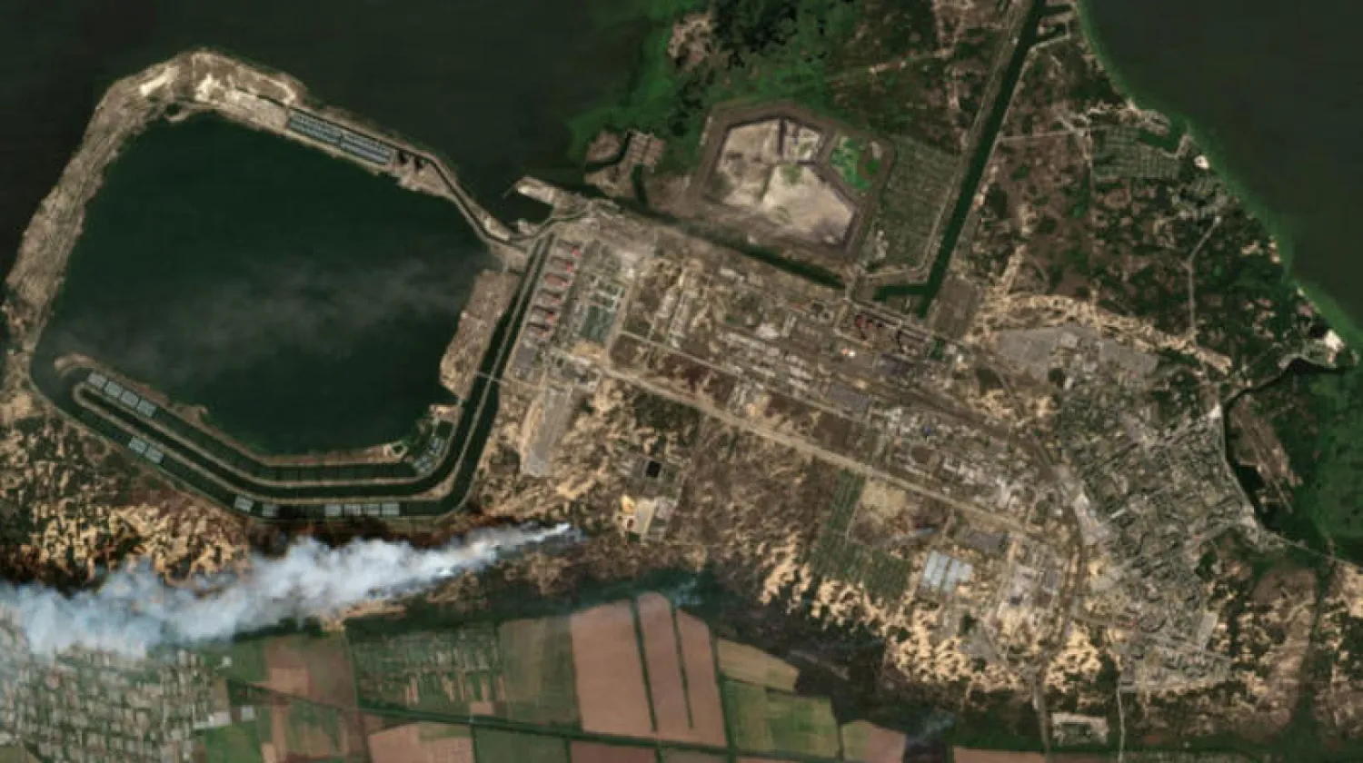 محطة زابوريجيا النووية الأوكرانية (رويترز)