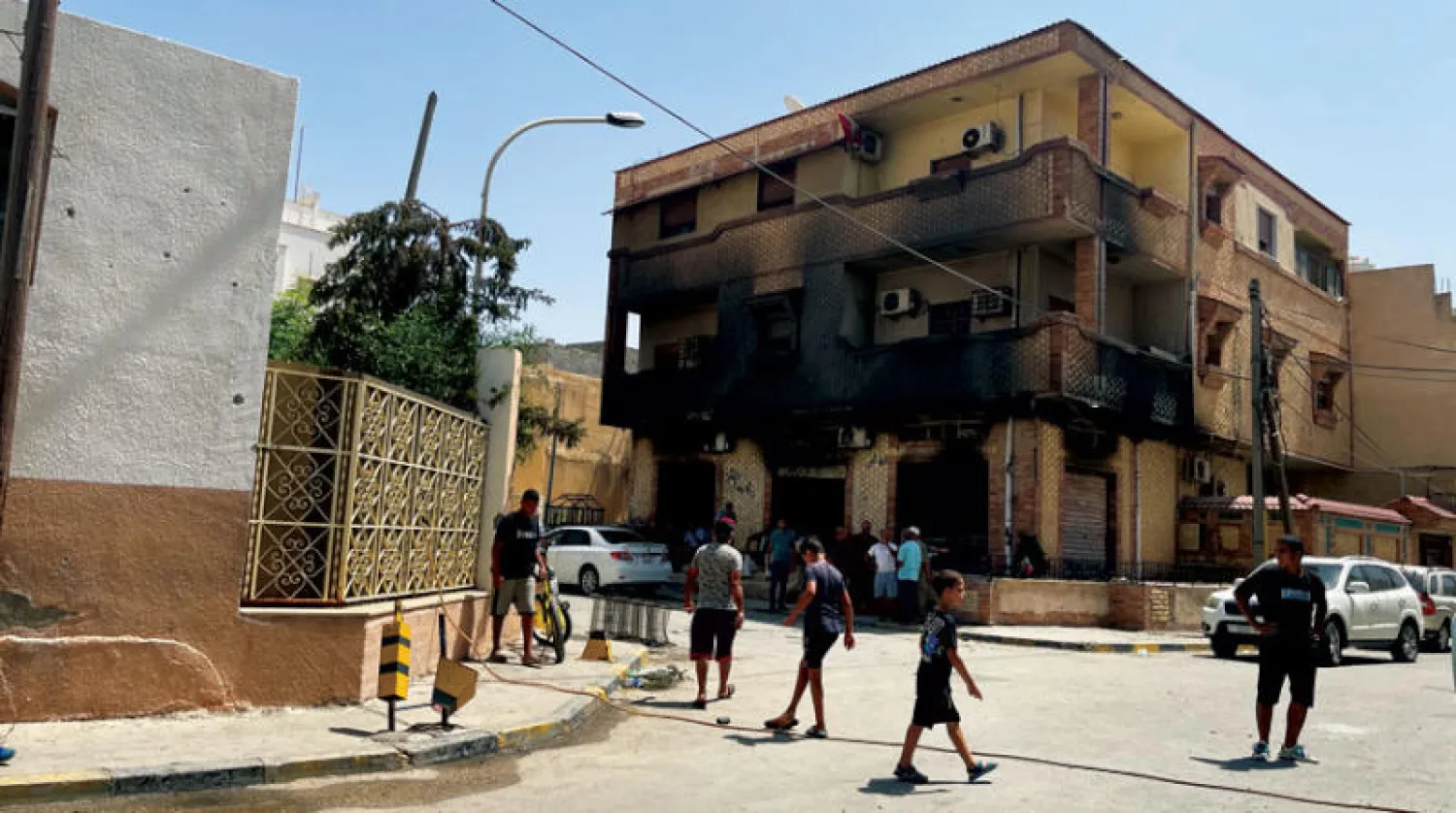 غوتيريش أشار إلى زيادة عدد الاشتباكات بين الجماعات المسلحة في العاصمة طرابلس (إ.ب.أ)