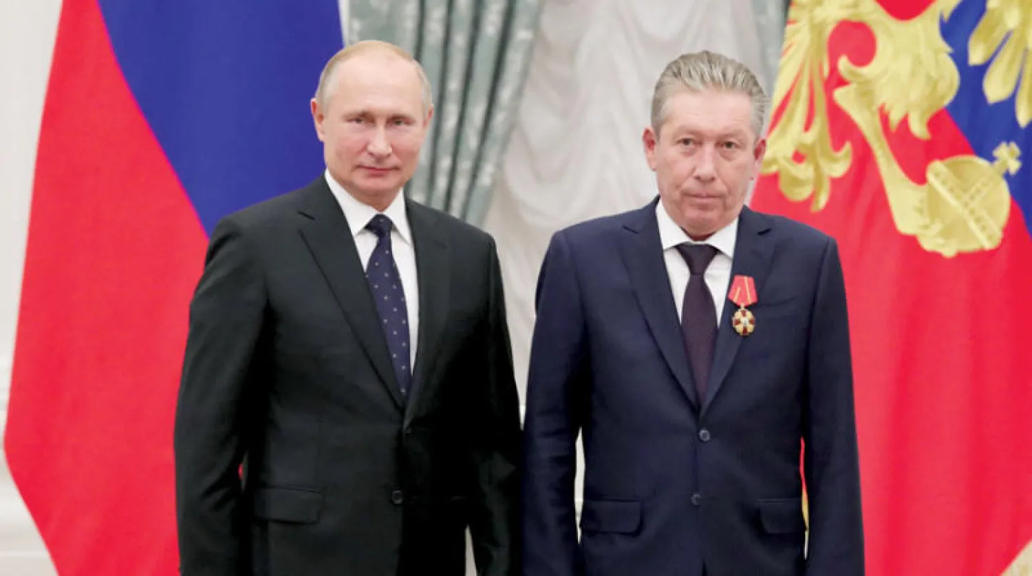 بوتين لدى استقباله ماغانوف في الكرملين في 21 نوفمبر 2019 (أ.ف.ب)