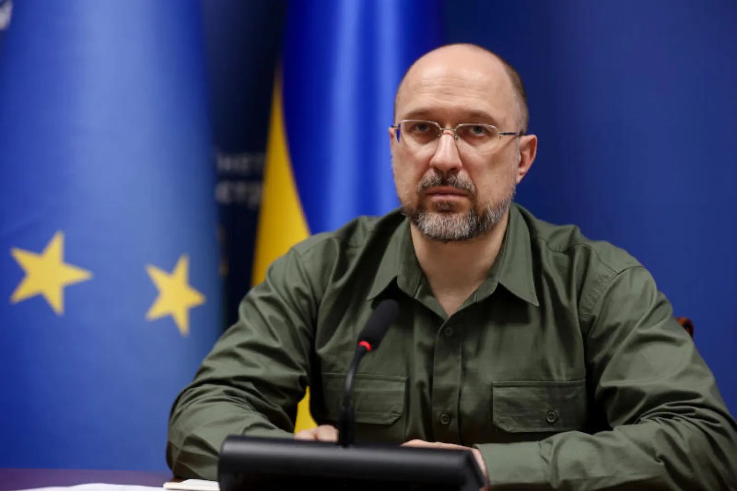 رئيس وزراء أوكرانيا دينيس شميهال (د.ب.أ)