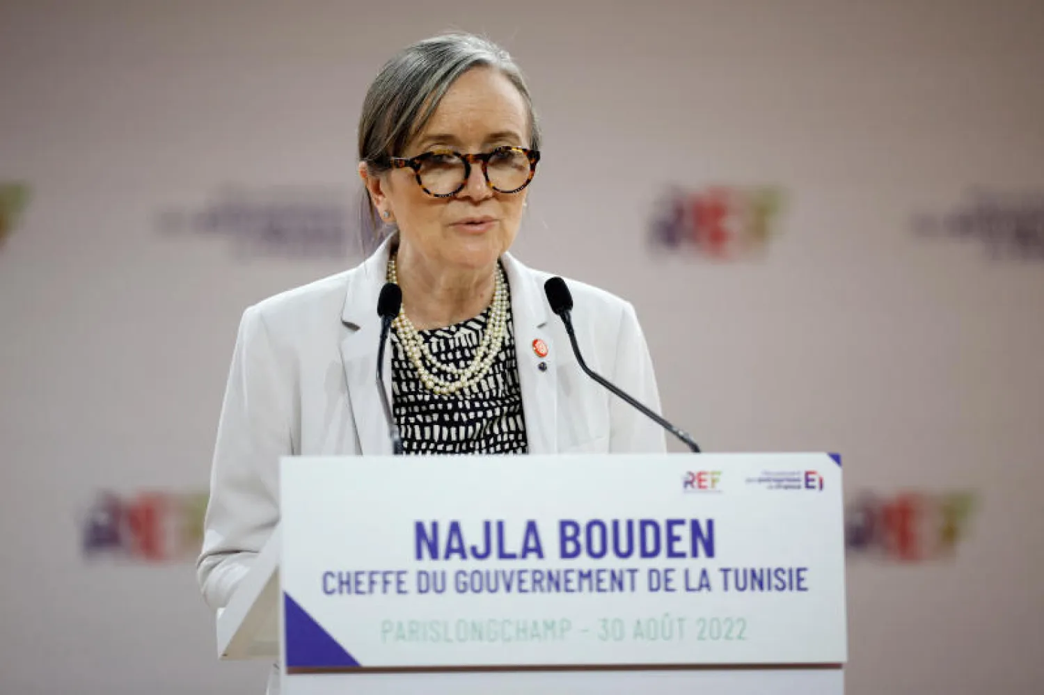 رئيسة الحكومة التونسية نجلاء بودن (رويترز)