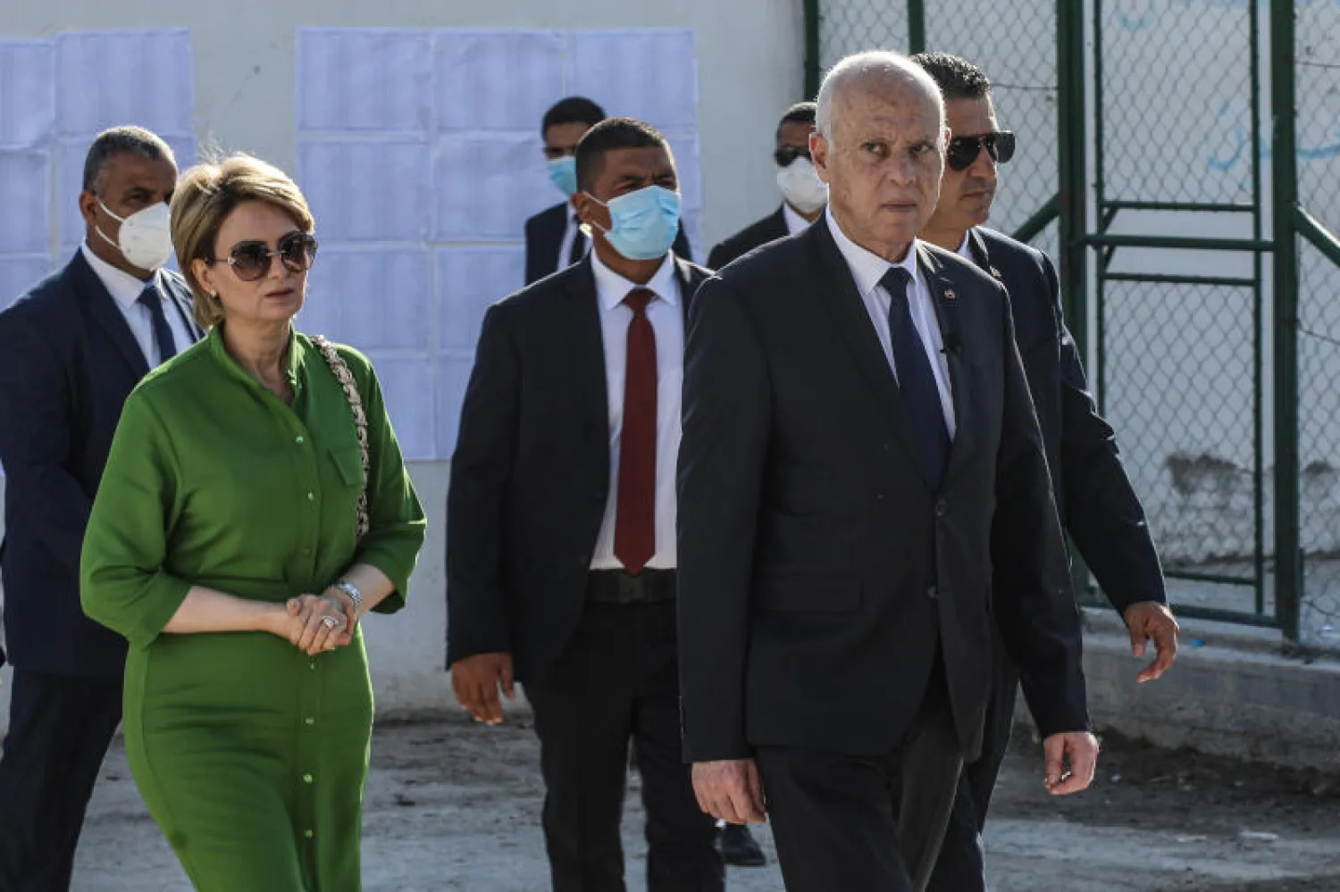 الرئيس قيس سعيد في صورة من يوليو الماضي (د.ب.أ)