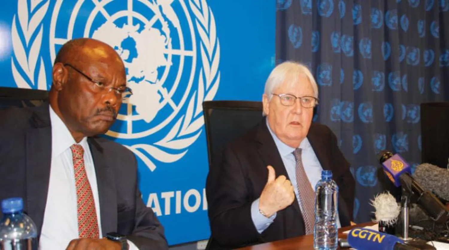 BM İnsani İşlerden Sorumlu Genel Sekreter Yardımcısı Martin Griffiths dün Mogadişu'da düzenlediği basın toplantısında konuştu: Somali’de kıtlık kapıda. 