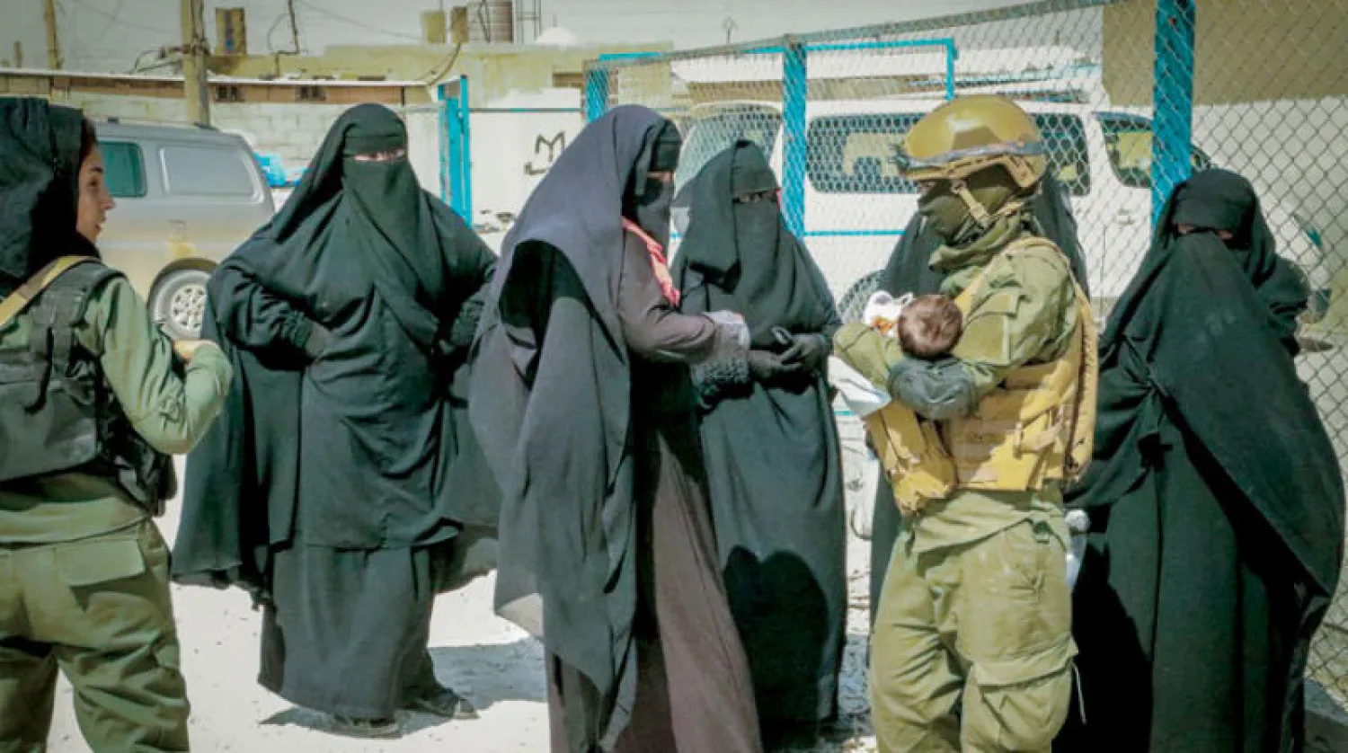 جانب من الحملة الأمنية داخل مخيم الهول التي انطلقت في 25 أغسطس الماضي (الشرق الأوسط)