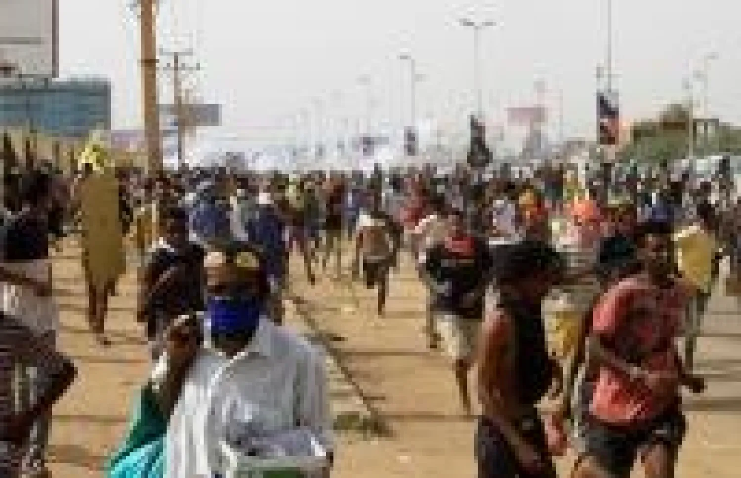 جانب من الاحتجاجات المطالبة بالحكم المدني في الخرطوم يوم 31 أغسطس (أ.ف.ب)