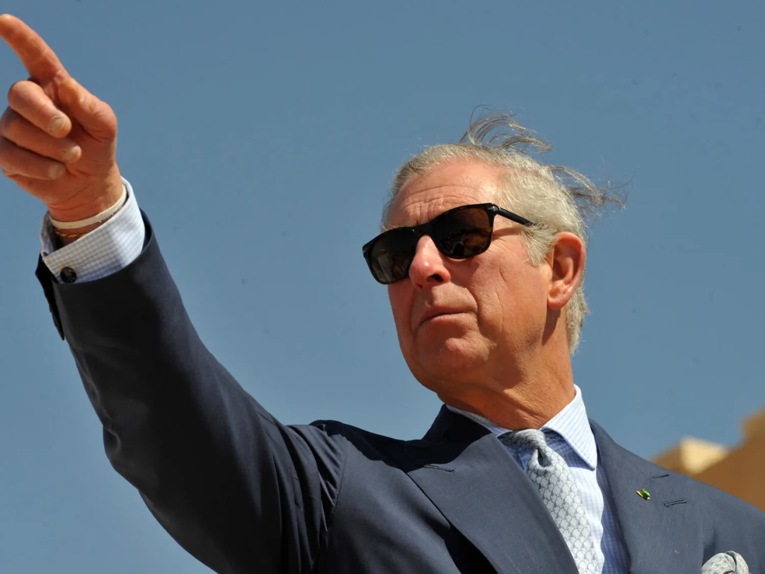 Charles's sartorial flair earned him the title of world's best-dressed man FAYEZ NURELDINE POOL/AFP

