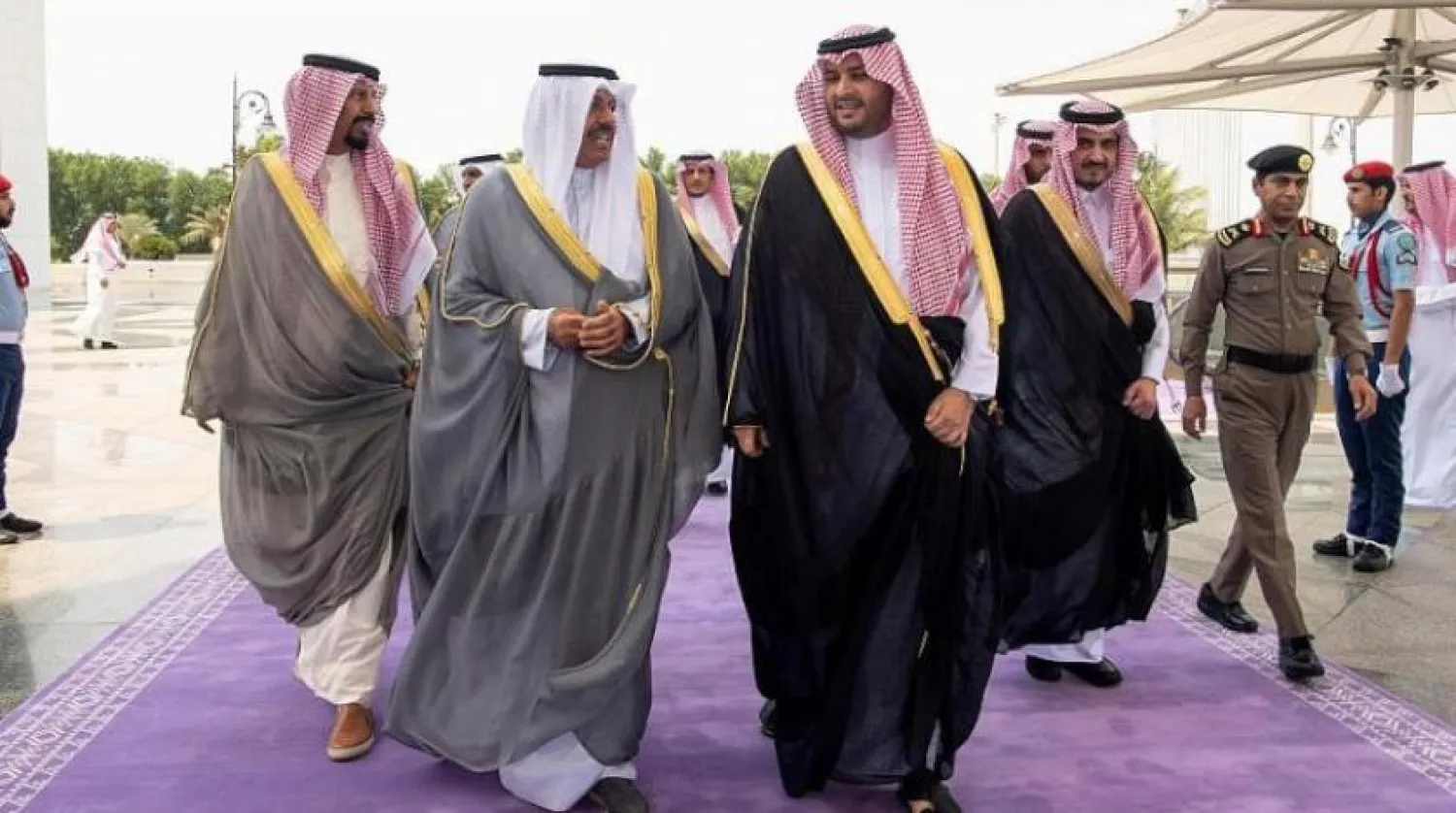 Prens Turki bin Muhammed bin Fahd, Kuveyt Başbakanı'nı karşıladı (SPA)