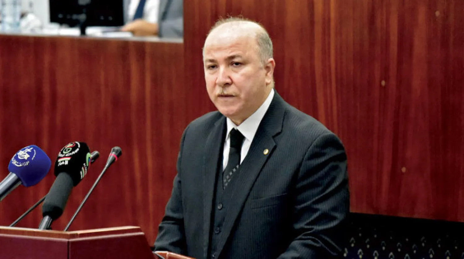 الوزير الاول الجزائري أيمن بن عبد الرحمن (أ.ف.ب)