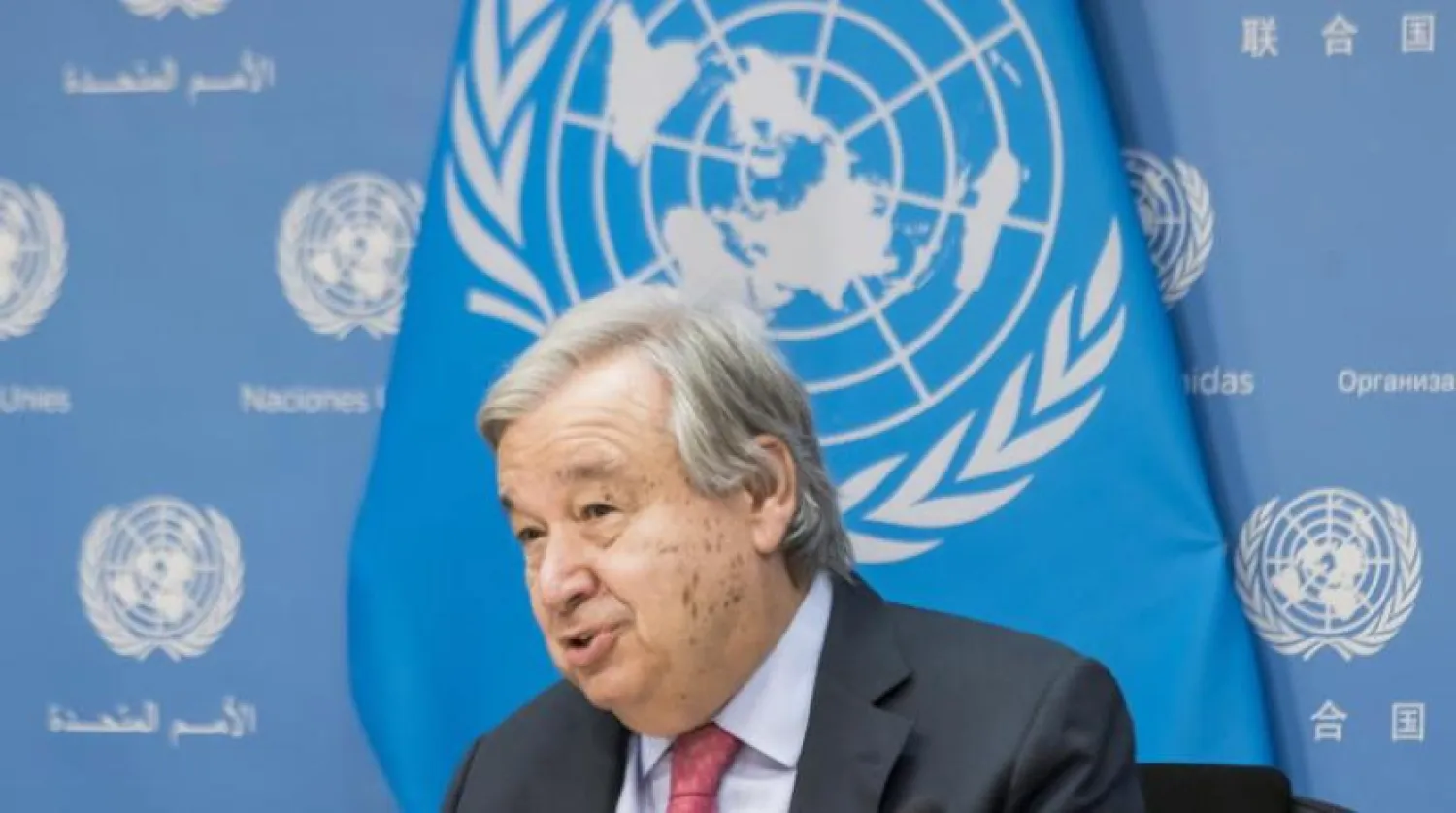 BM Genel Sekreteri Antonio Guterres 14 Eylül’de New York’dadüzenlediği basın toplantısında (EPA)