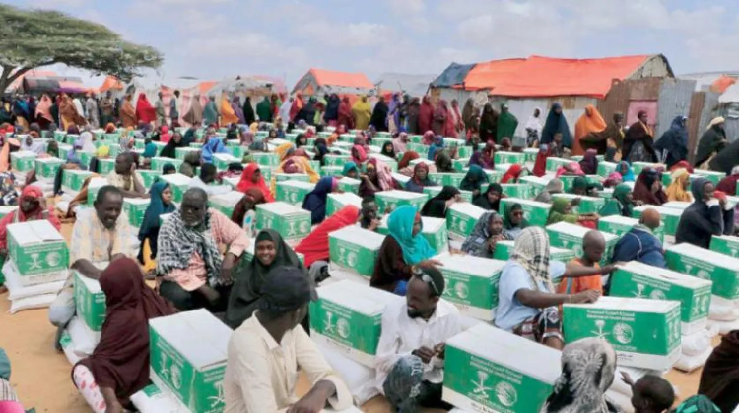 Relief aid was provided by the King Salman Humanitarian Aid and Relief Center to the Somali people (SPA)
