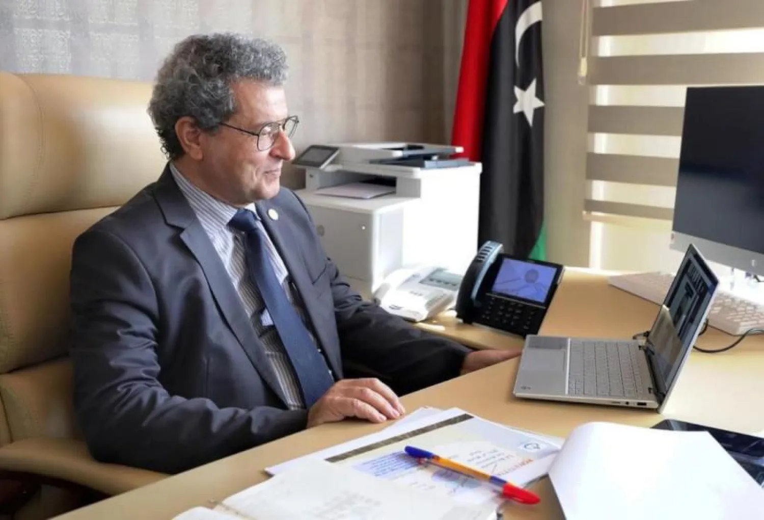 محمد عون وزير النفط والغاز بحكومة «الوحدة» الليبية المؤقتة (الشرق الأوسط)