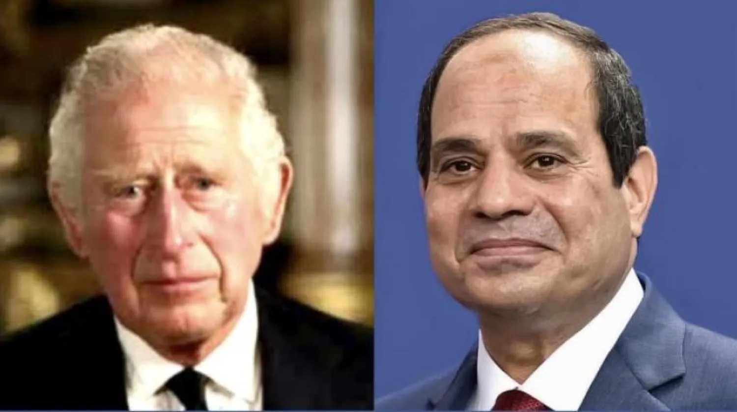 Mısır Cumhurbaşkanı Abdulfettah es-Sisi ve İngiltere Kralı 3. Charles