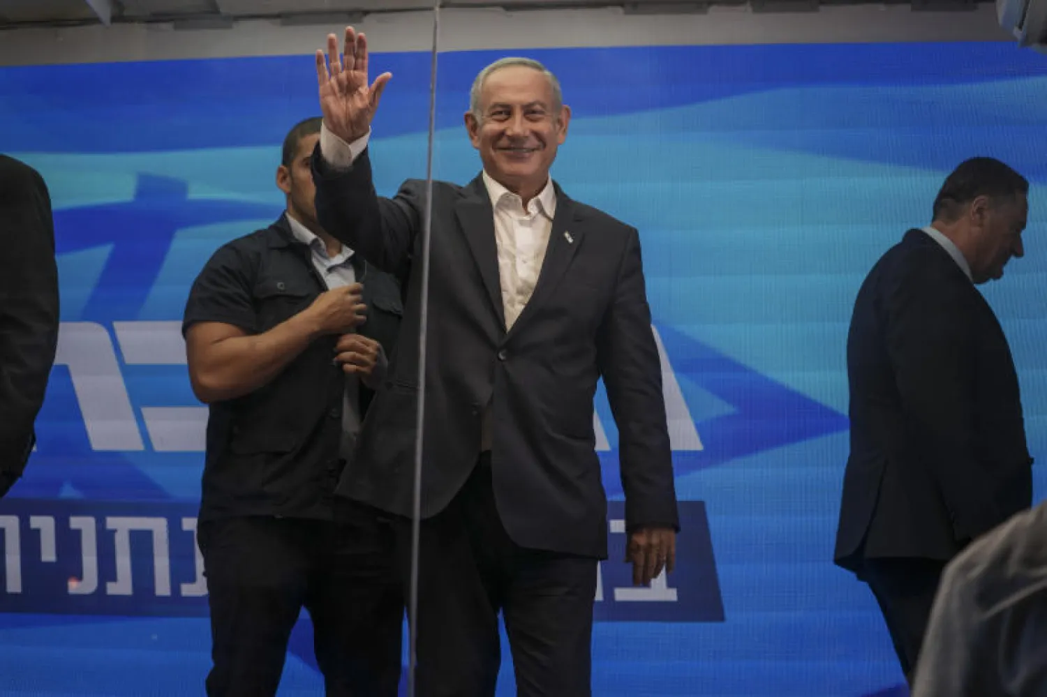بنيامين نتنياهو في واحدة من إطلالاته الانتخابية (أ.ب)