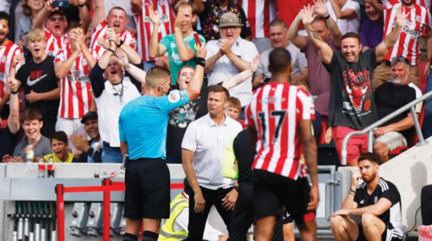 Marsch received criticism after earning a red card during the 5-2 loss to Brentford. Reuters
