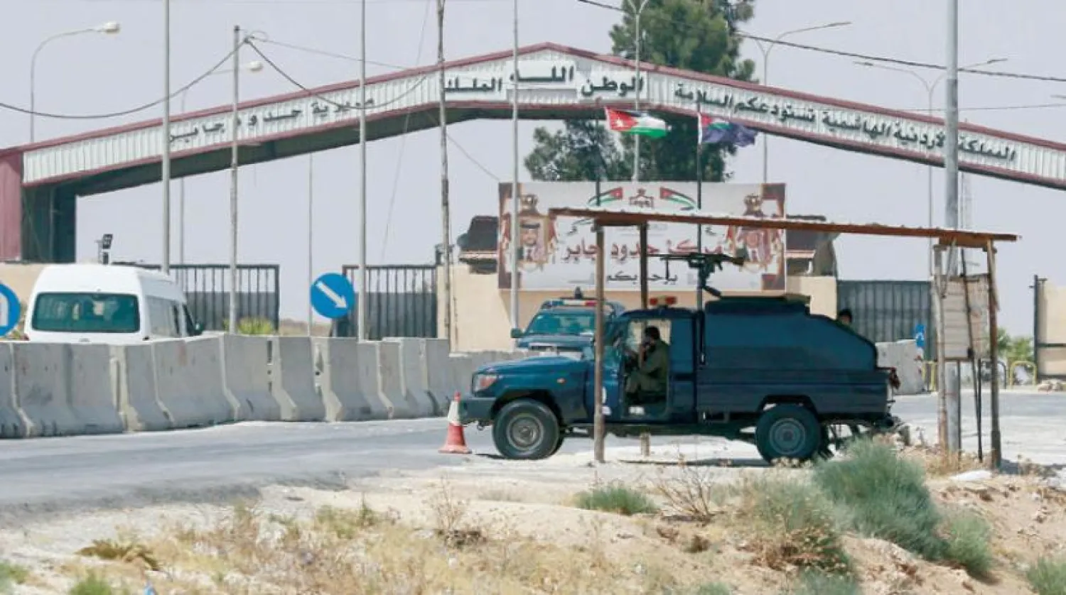 Syrian-Jordanian border that saw several Captagon smuggling attempts (AFP)

