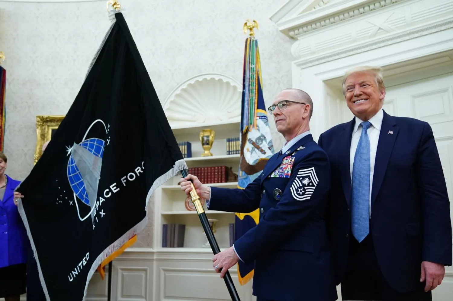 ABD Uzay Kuvvetleri, eski ABD Başkanı Donald Trump tarafından kurulmuştu (AFP)

