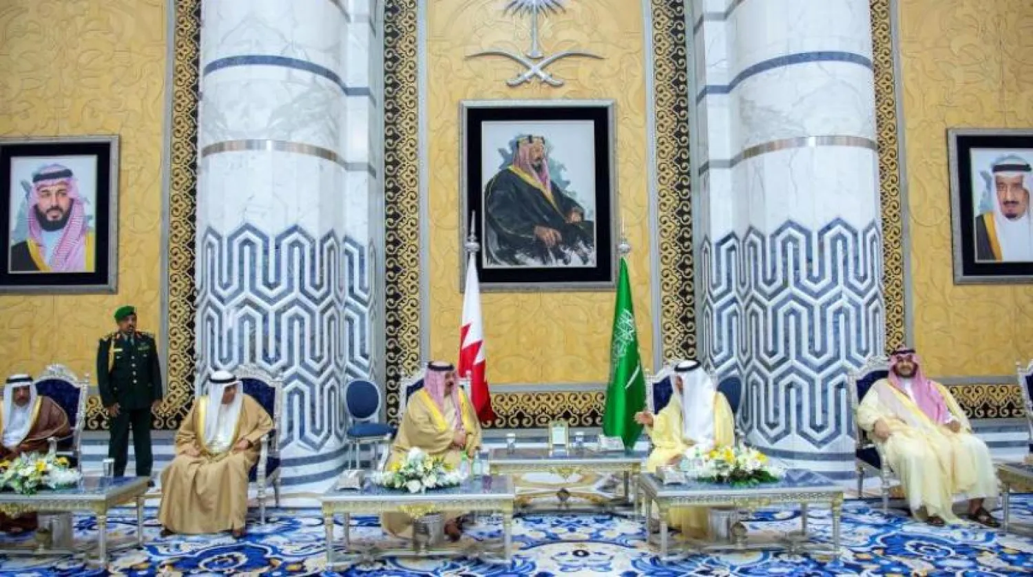 Bahreyn Kralı Hamad bin İsa Al Halife ve Mekke Valisi Prens Halid el-Faysal (SPA)