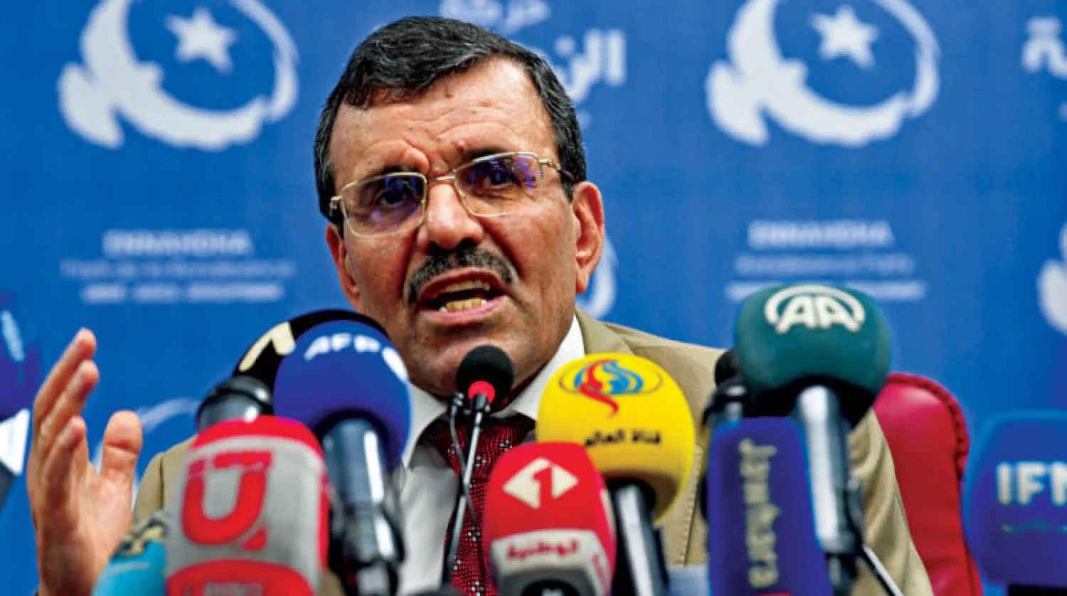 علي العريض قيادي حركة «النهضة» (أ.ف.ب)