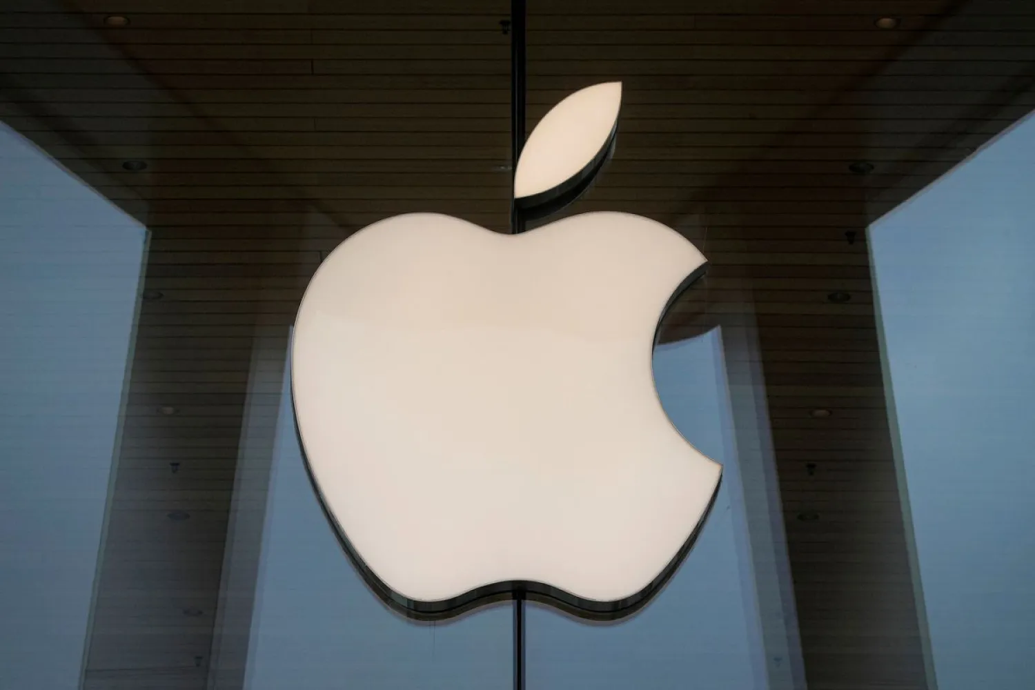 The Apple logo is seen at an Apple Store in Brooklyn, New York, U.S. October 23, 2020. REUTERS/Brendan McDermid/

