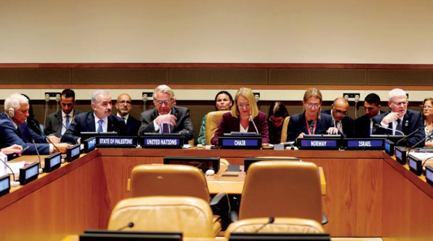 أشتية في اجتماع المانحين بمقر الأمم المتحدة بنيويورك الخميس (وفا)