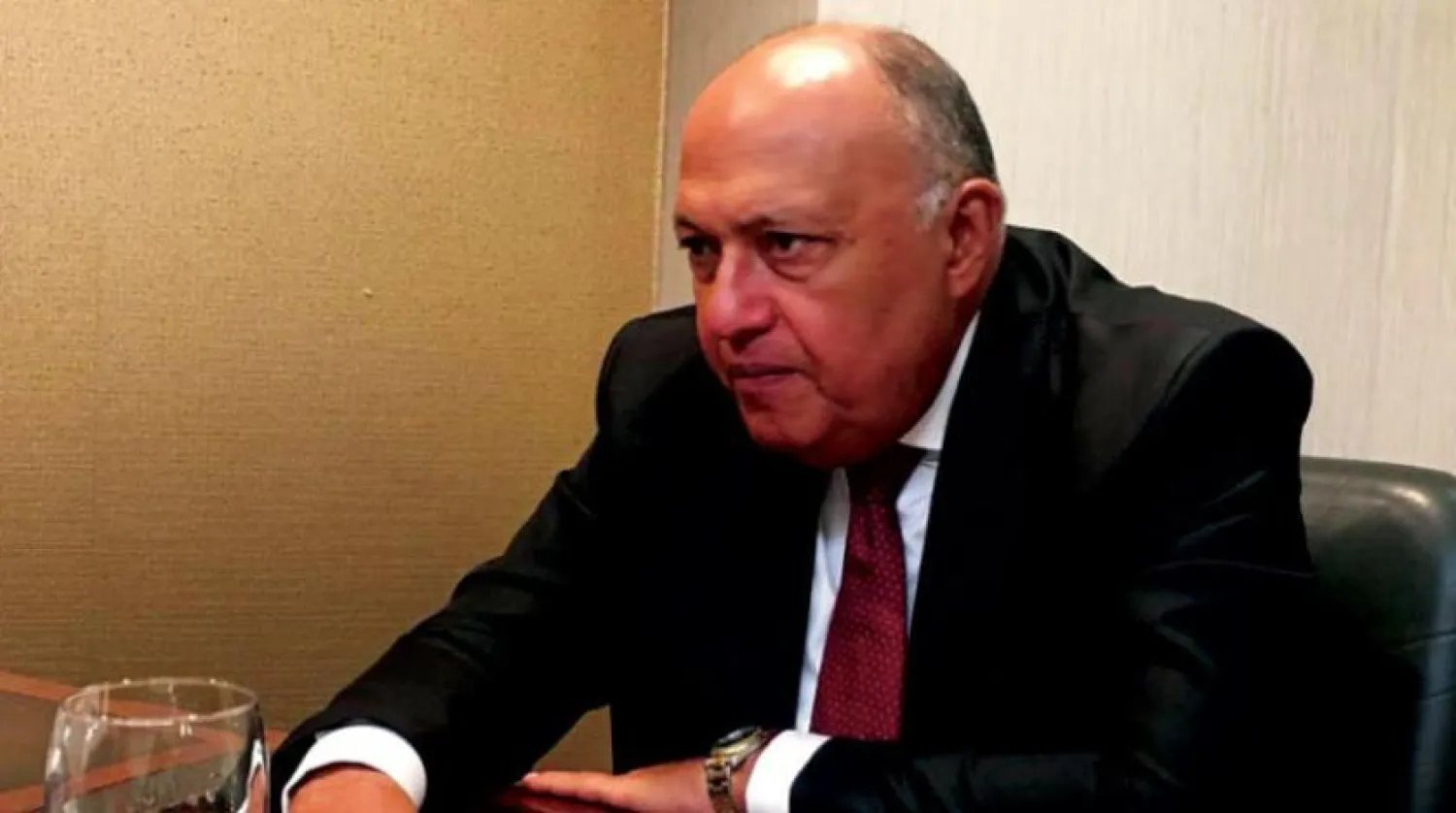 Egyptian Foreign Minister Sameh Shoukry (Asharq Al-Awsat)
